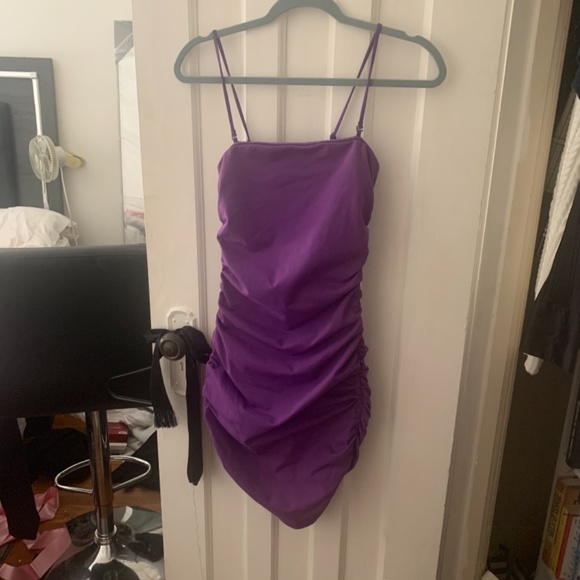 Rushed Purple Mini Dress - Picture 2 of 4